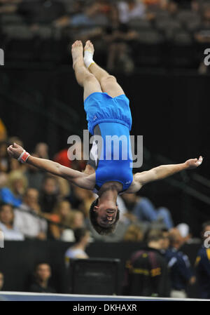 VISA Gymnastik Meisterschaft 2009, Tag2 von der Männer Wettbewerb im American Airlines Center. (Kredit-Bild: © Steven Leija/Southcreek Global/ZUMApress.com) Stockfoto