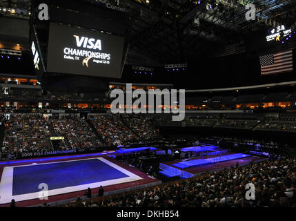 VISA Gymnastik Meisterschaft 2009, Tag2 von der Frauen Konkurrenz im American Airlines Center. (Kredit-Bild: © Steven Leija/Southcreek Global/ZUMApress.com) Stockfoto