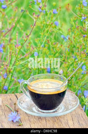 Diät Drink Chicorée ist Kaffee Ersatz Stockfoto