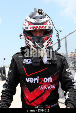 4. Juli 2009 - Daytona Beach, Florida, USA - 4. Juli 2009... Timo Bernhard vor dem Start des Rennens Brumos Porsche 250 am Samstag, 4. Juli 2009 auf dem Daytona International Speedway in Daytona Beach, FL. (Credit-Bild: © Southcreek Global/ZUMApress.com) Stockfoto