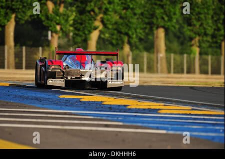 13. Juni 2009 - Mans Le, Frankreich - Rebellion Lola während der 24 Stunden von Le Mans, Samstag, 13. Juni 2009, in Le Mans, Frankreich. (Kredit-Bild: © Rainier Ehrhardt/ZUMAPRESS.com) Stockfoto
