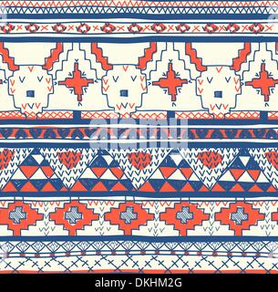 Weihnachten Vektor Musterdesign mit gestrickten Hirschen Stock Vektor