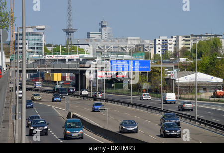 Stadtautobahn A 100, Wilmersdorf, Berlin, Deutschland Stockfoto