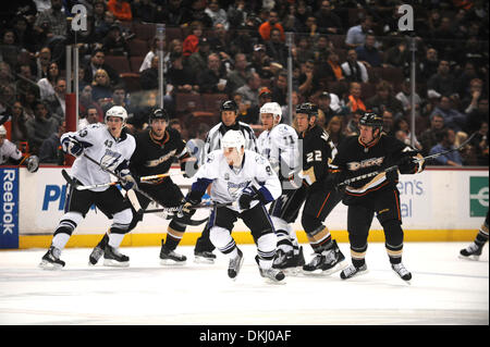 19. November 2009 - schlagen Anaheim, Kalifornien, USA - NHL Hockey - The Anaheim Ducks die Tampa Bay Lightning 4, 3 in der Overtime. (Kredit-Bild: © Scott Mitchell/ZUMA Press) Stockfoto