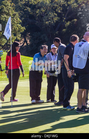 Tiger Woods auf der Northwestern Mutual 2013 Herausforderung im Sherwood Country Club in Thousand Oaks Kalifornien Stockfoto