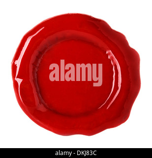 Wachssiegel Stockfoto