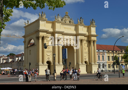 Brandenburger Tor, Luisenplatz, Potsdam, Brandenburg, Deutschland Stockfoto