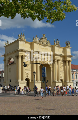 Brandenburger Tor, Luisenplatz, Potsdam, Brandenburg, Deutschland Stockfoto