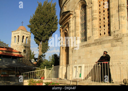 Israel, die äthiopisch-orthodoxe Kirche (Debra Gannet) in West-Jerusalem Stockfoto