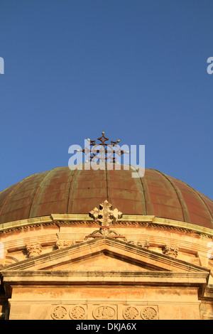 Israel, die Kuppel der äthiopisch-orthodoxen Kirche (Debra Gannet) in West-Jerusalem Stockfoto