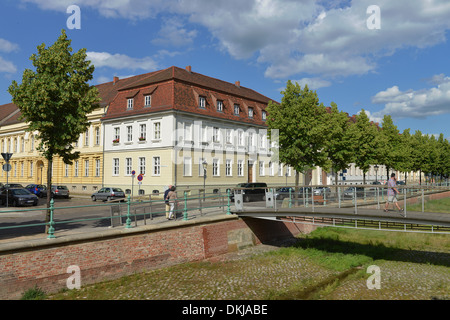 Stadtkanal. Yorckstrasse, Potsdam, Brandenburg, Deutschland Stockfoto