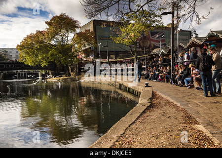 Camden Lock Dorfmarkt Stockfoto