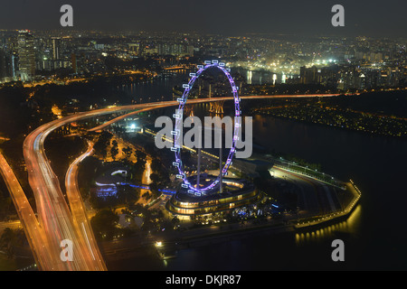 Singapore Flyer, Singapur Stockfoto