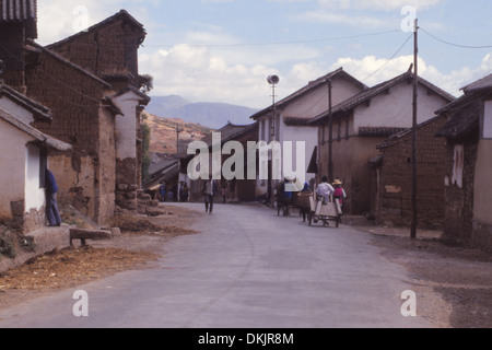 China, ein Dorf in der Dali-Bai autonomen Präfektur, Provinz Yunnan Stockfoto