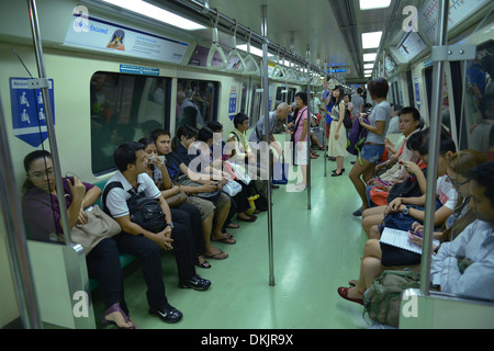 U-Bahn, MRT, Singapur Stockfoto
