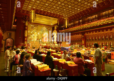 Buddha Tooth Relic Temple, South Bridge Road, Singapur Stockfoto