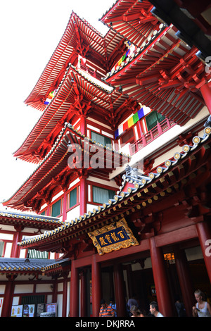 Buddha Tooth Relic Temple, South Bridge Road, Singapur Stockfoto