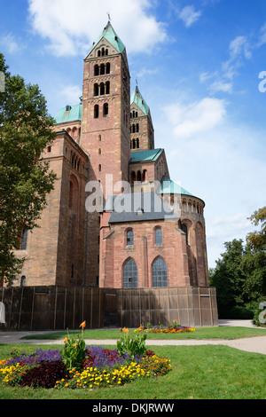 Der Kaiserdom, der Kathedrale von Speyer (Rheinland-Pfalz, Deutschland) Stockfoto