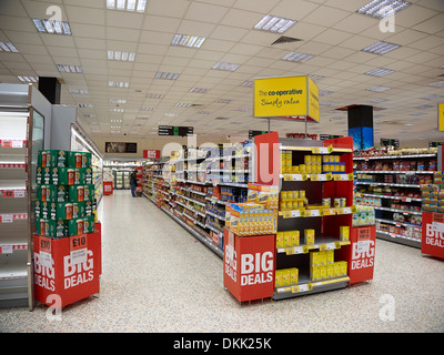 Co-Operative Supermarkt Stockfoto