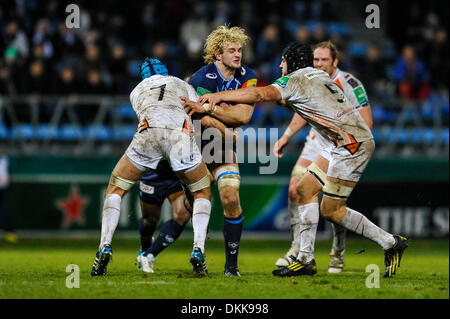 Castres, Frankreich. 6. Dezember 2013. Heineken Cup Rugby. Castres versus Fischadler. Richie Gray (cas). Castres gewann die enge Match mit einem Score von 15: 9. Bildnachweis: Aktion Plus Sport/Alamy Live-Nachrichten Stockfoto