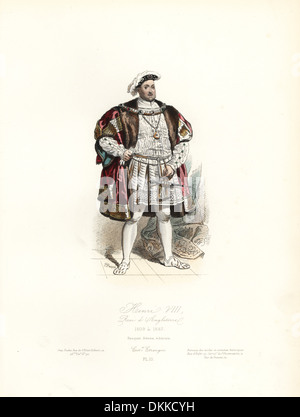 König Henry VIII von England, 1509-1547. Stockfoto