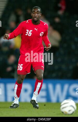 19. April 1942 - Hampden Park, GLASGOW, Schottland - JOHAN DJOUROU. DER SCHWEIZ & ARSENAL FC. SCHOTTLAND V SCHWEIZ. HAMPDEN PARK, GLASGOW, Vorschau SCOTLAND.01 Mar 06.DIK42558.K47873.WORLD WM 2006. (Kredit-Bild: © Globe Photos/ZUMAPRESS.com) Stockfoto