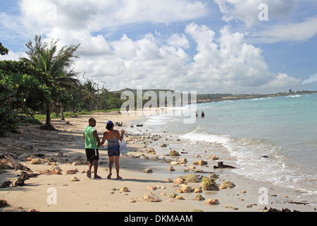 Playa Amarillo, Playa Jibacoa Mayabeque Provinz, Kuba, Karibik, Mittelamerika Stockfoto
