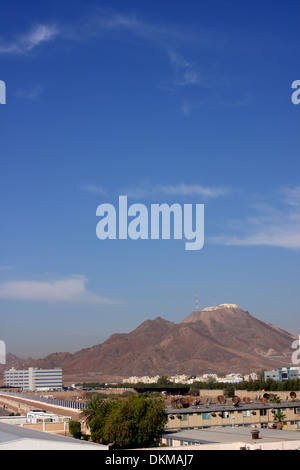 Berg am Rande der Medina, Saudi-Arabien Stockfoto