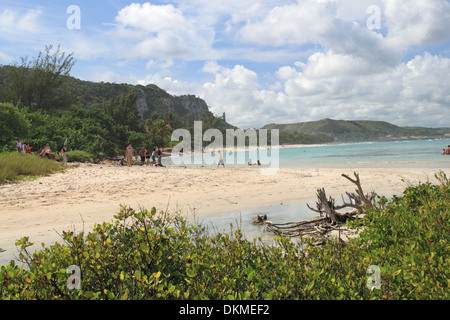 Playa Amarillo, Playa Jibacoa Mayabeque Provinz, Kuba, Karibik, Mittelamerika Stockfoto