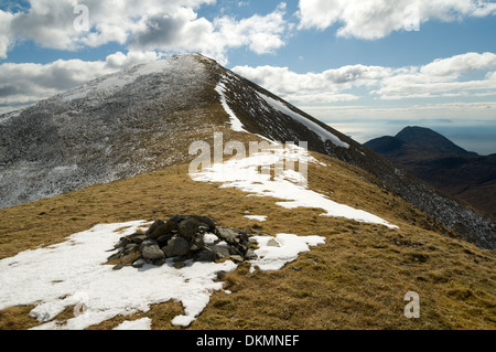 Nord-Grat des Marsco in den Red Cuillin Hills, Isle Of Skye. Hochlandregion, Schottland, UK. Stockfoto