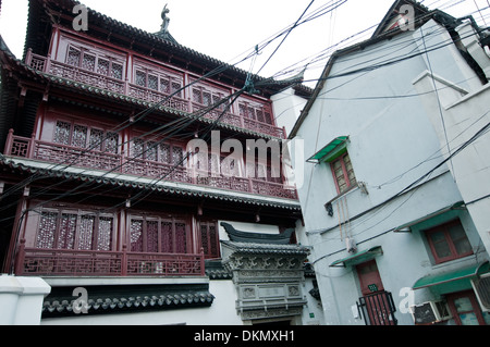 Yuyuan Tourist Mart in der Nähe von Yu-Garten, Altstadt, Huangpu District, Shanghai, China Stockfoto