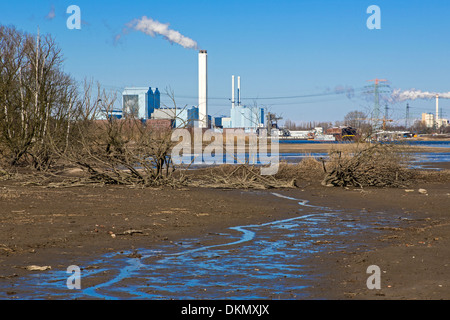 Kraftwerk Tiefstack, Hamburg, Deutschland Stockfoto