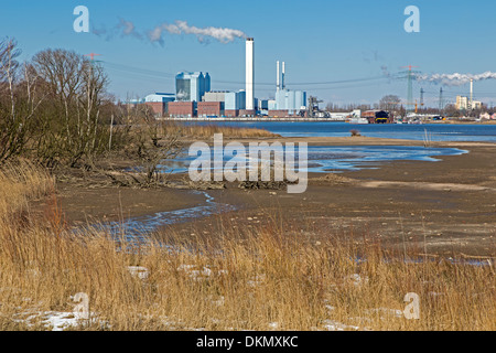 Kraftwerk Tiefstack, Hamburg, Deutschland Stockfoto