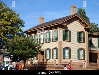 Springfield, IL: Lincolns Zuhause, das Herzstück der Lincoln National Historic Site. Stockfoto