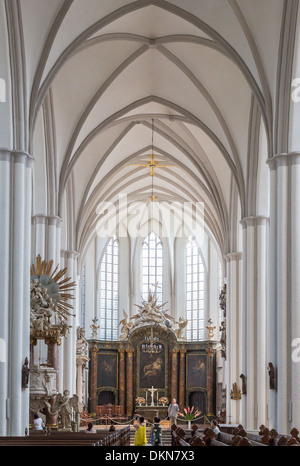 St. Marien Kirche (St. Marien, errichtet im frühen 13. Jahrhundert, befindet sich in Berlin, Deutschland. Stockfoto