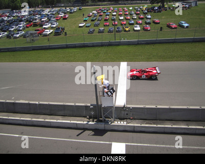 Kanada, Montreal, Rennwagen auf dem Circuit Gilles Villeneuve auf Île Notre-Dame Stockfoto