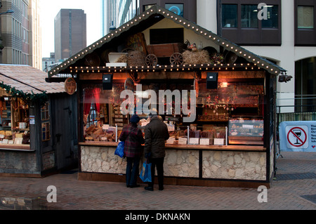 Einen Stand auf der Frankfurter deutschen Weihnachtsmarkt, Birmingham, UK Stockfoto