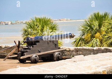 Details des Castillo San Marco in Saint Augustine in Florida Stockfoto