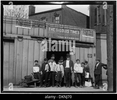 Eine Niederlassung in einem Kohle-Schuppen. St. Louis, Mo 523305 Stockfoto