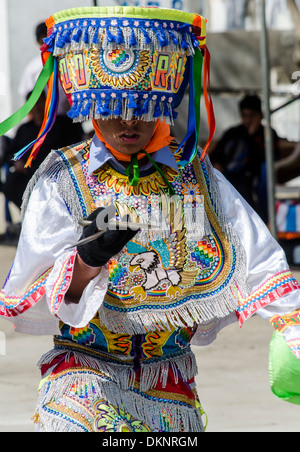 Schere Tänzer danzantes de Tijeras. immaterielle Kulturerbe der Unesco. Peru. Stockfoto