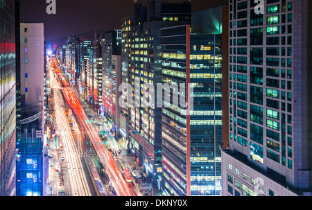 Seoul, Südkorea Stadtbild. Stockfoto