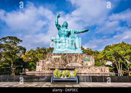 Nagasaki Friedenspark. Stockfoto