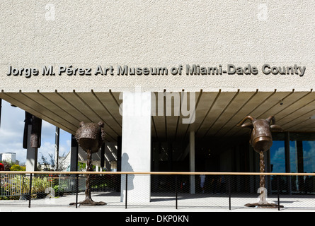 Eintritt zum Perez Art Museum of Miami (PAMM), Museum Park, Miami, Florida, USA Stockfoto