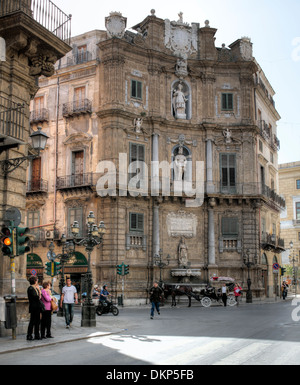 Kirche San Giuseppe dei Teatini, Palermo, Sizilien, Italien Stockfoto