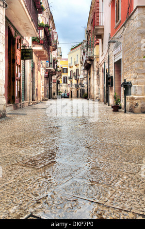 Straße in der Altstadt, Barletta, Apulien, Italien Stockfoto