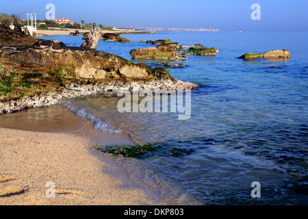 Adria-Küste in der Nähe von Bari, Apulien, Italien Stockfoto