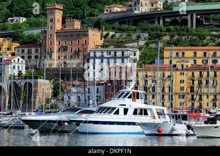 Salerno Hafen, Kampanien, Italien Stockfoto