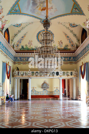 Palast Interieur, nationales Museum von Capodimonte, Neapel, Kampanien, Italien Stockfoto