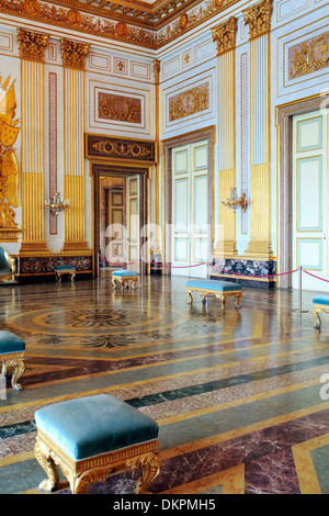 Kaisersaal, königlichen Palast von Caserta, Kampanien, Italien Stockfoto