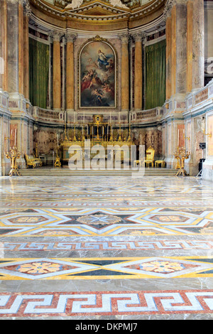 Pfälzer Kapelle, königliche Palast von Caserta, Kampanien, Italien Stockfoto